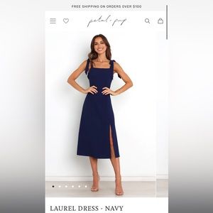 Petal and pup Laurel navy blue dress